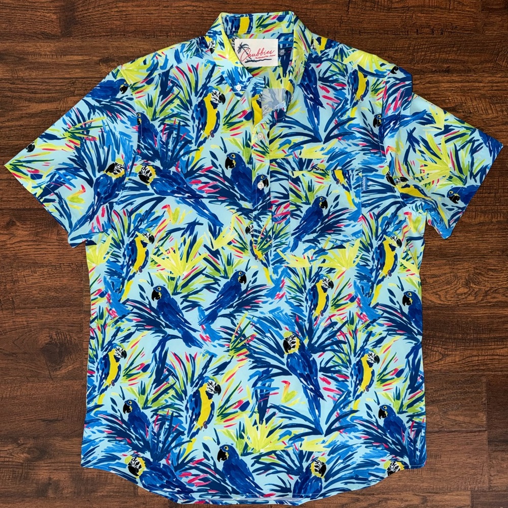 Men’s Chubbies Parrot Print Shirt